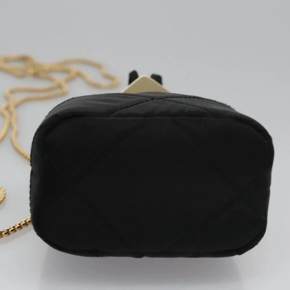 PRADA Chain Shoulder Pouch Nylon Black Auth 101563AV - Picture 6 of 15